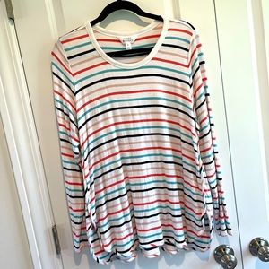 Market & Spruce Long Sleeved Striped Tee